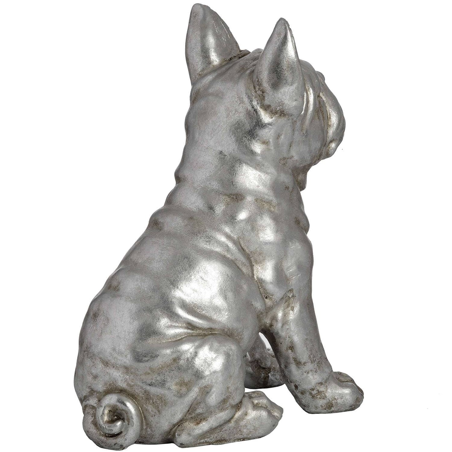 Antique Silver French Bull Dog Hill Interiors