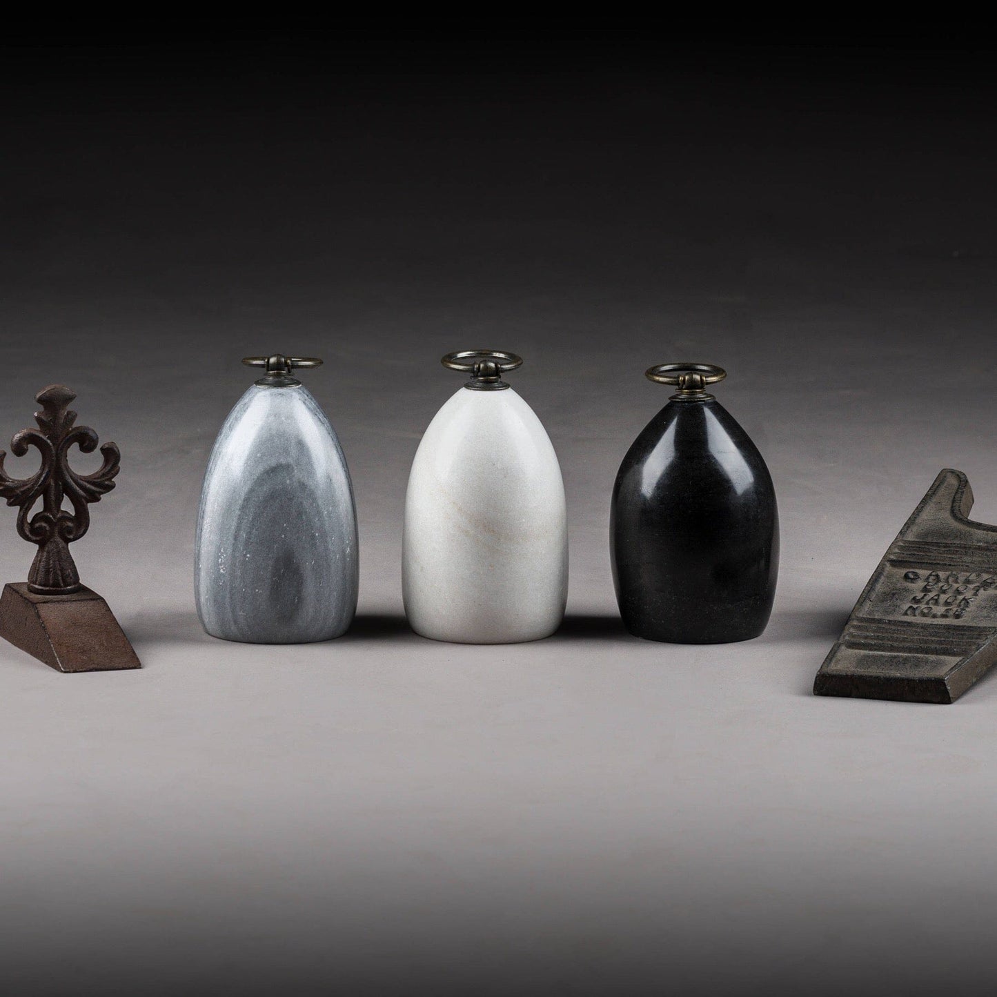 Grey Marble Door Stop Hill Interiors