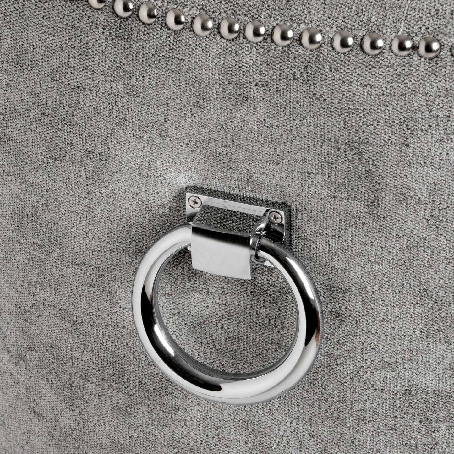 Silver High Wing Ring Backed Dining Chair Hill Interiors