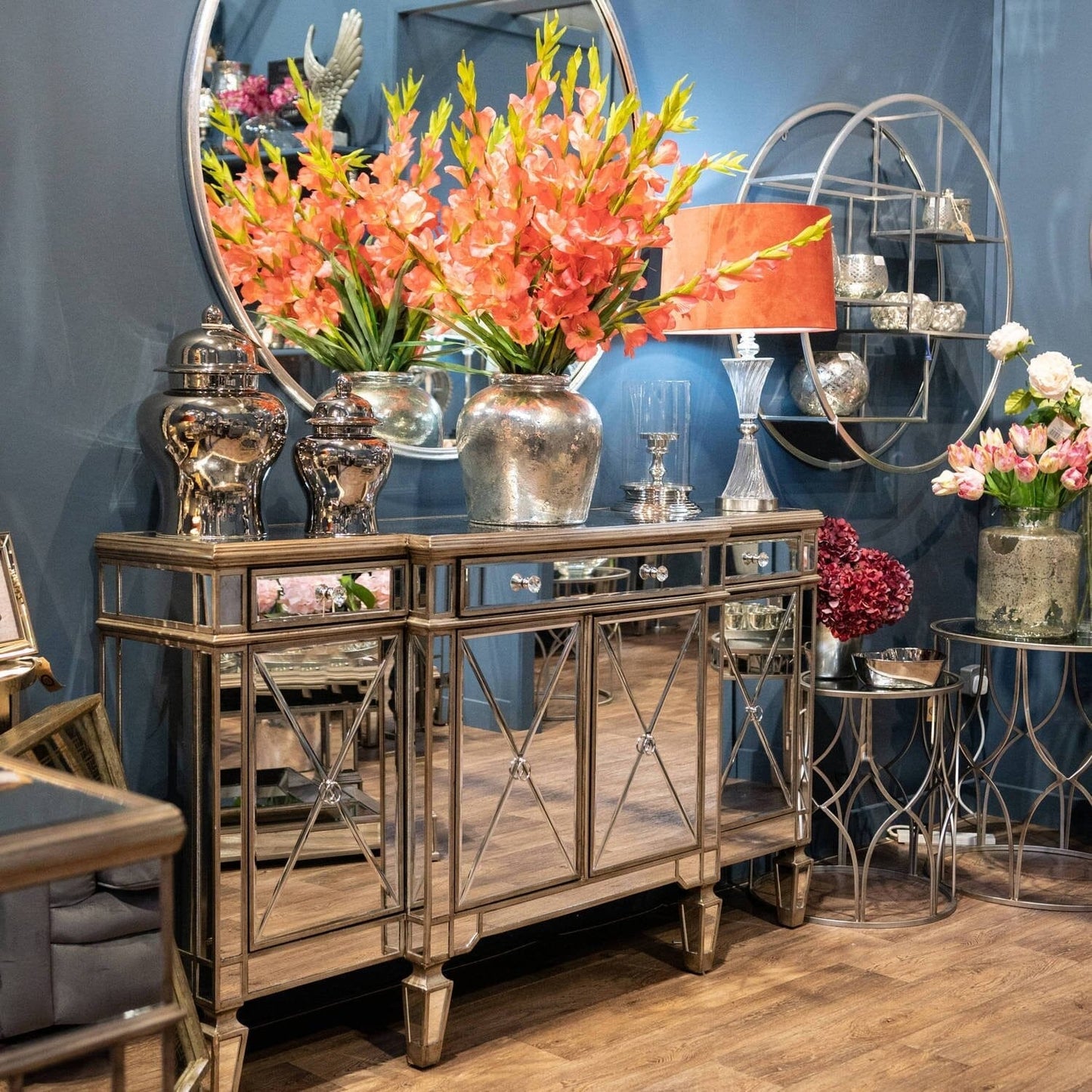 Small Silver Ceramic Ginger Jar Hill Interiors