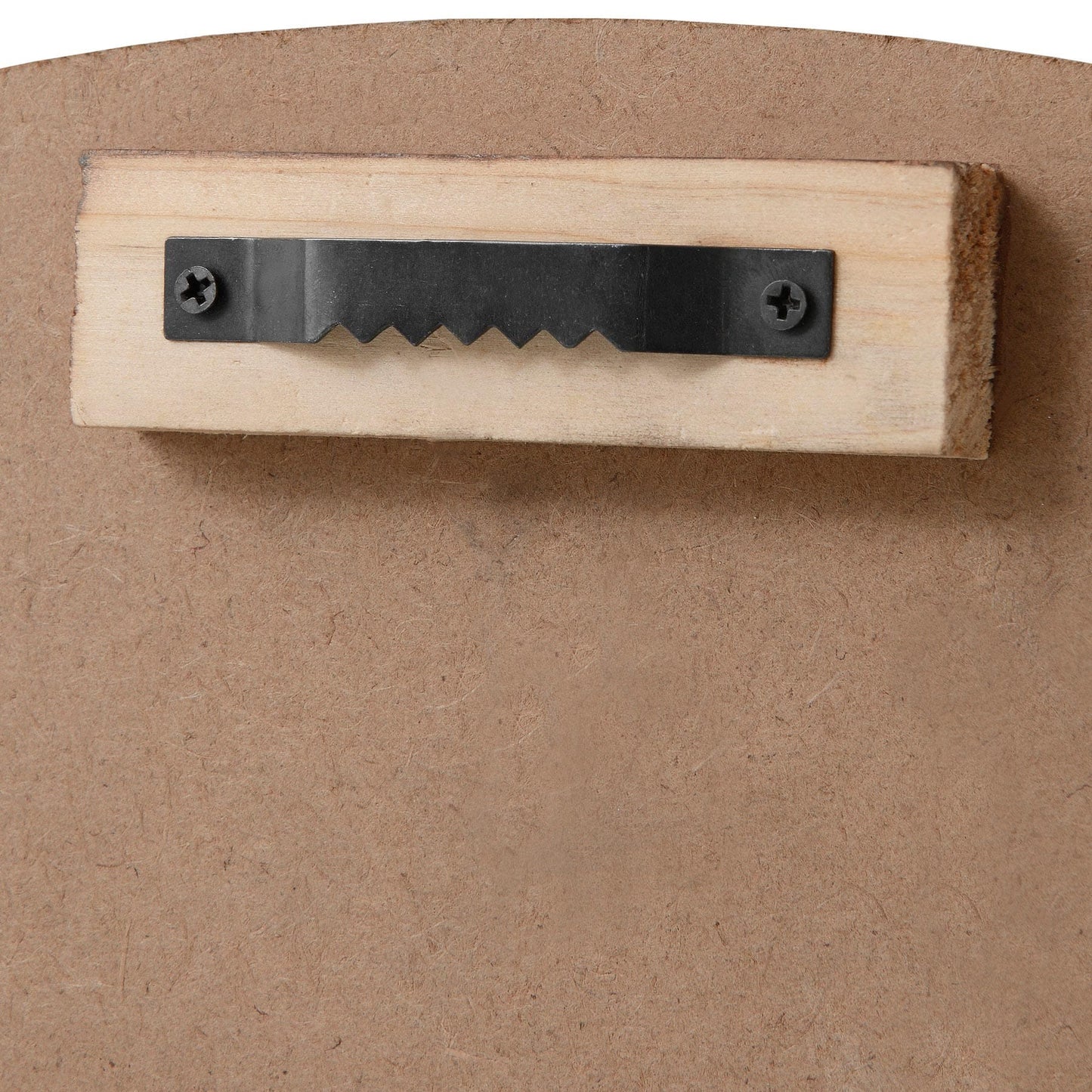 Wooden Clock With Contrasting Nickel Detail Hill Interiors