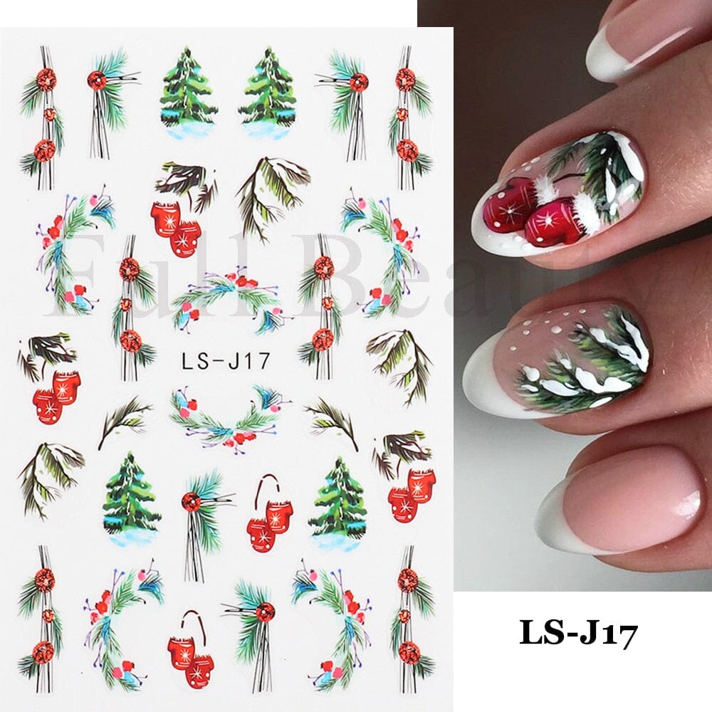 3D Black Snake Leaf Stickers for Nails Geometry Animal Simple Design Manicure Inspired Nail Decals Sliders DIY Decor GLSTZ-CS059 inkedbutterfly1 