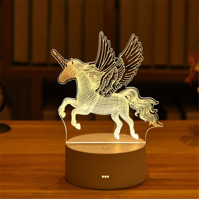 inkedbutterfly1 3D Lamp Acrylic USB LED Night Lights Neon Sign Lamp Xmas Christmas Decorations for Home Bedroom Birthday Decor Wedding Gifts