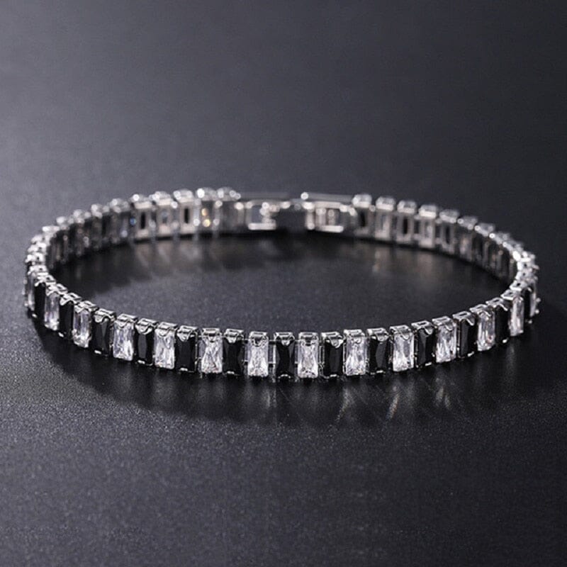 4mm Cubic Zirconia Green Tennis Bracelet Chain Bracelets For Women Men Gold Silver Color Hand Chain CZ Chain Homme Jewelry inkedbutterfly1 vermeil 17cm 