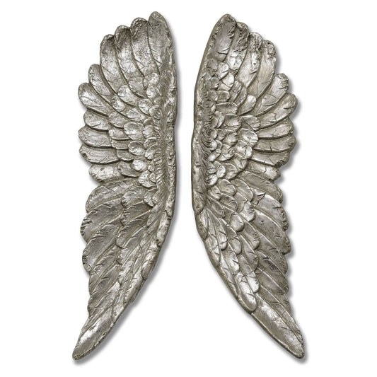 Antique Silver Angel Wings Hill Interiors 