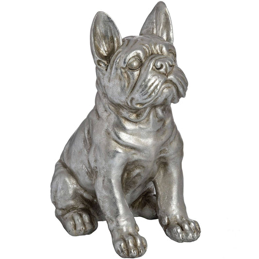 Antique Silver French Bull Dog Hill Interiors 