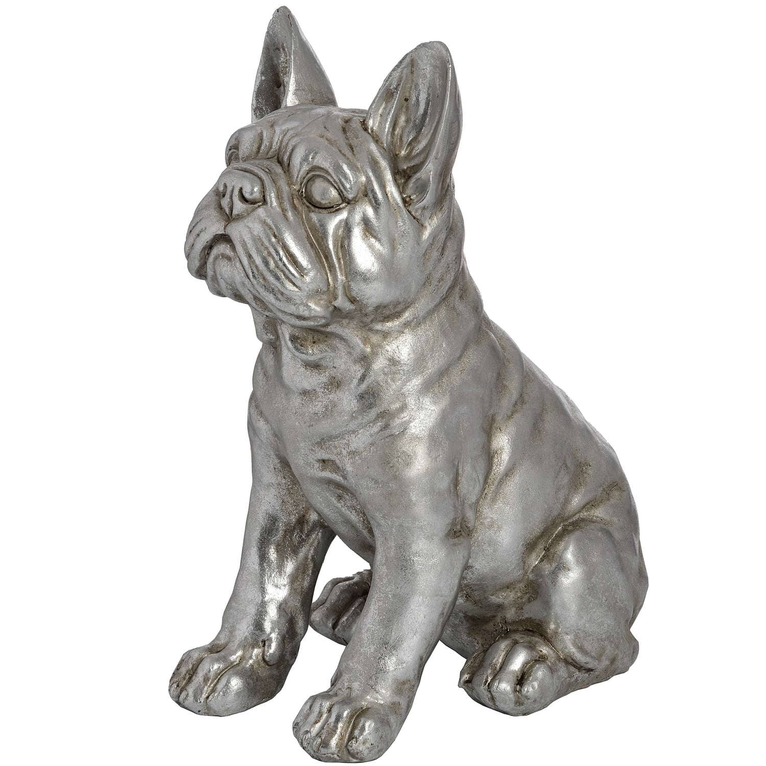 Antique Silver French Bull Dog Hill Interiors 
