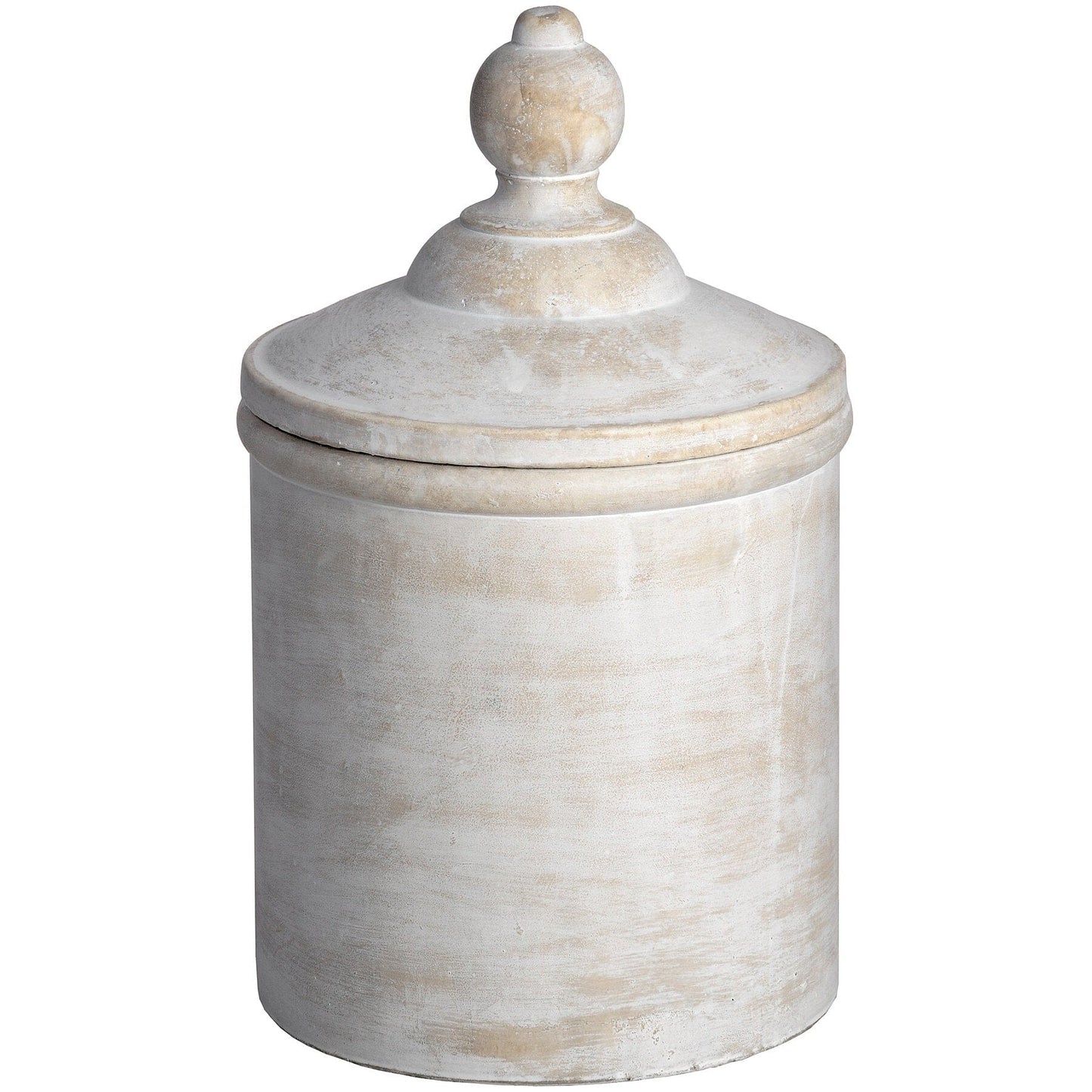 Antique White Cannister Hill Interiors 