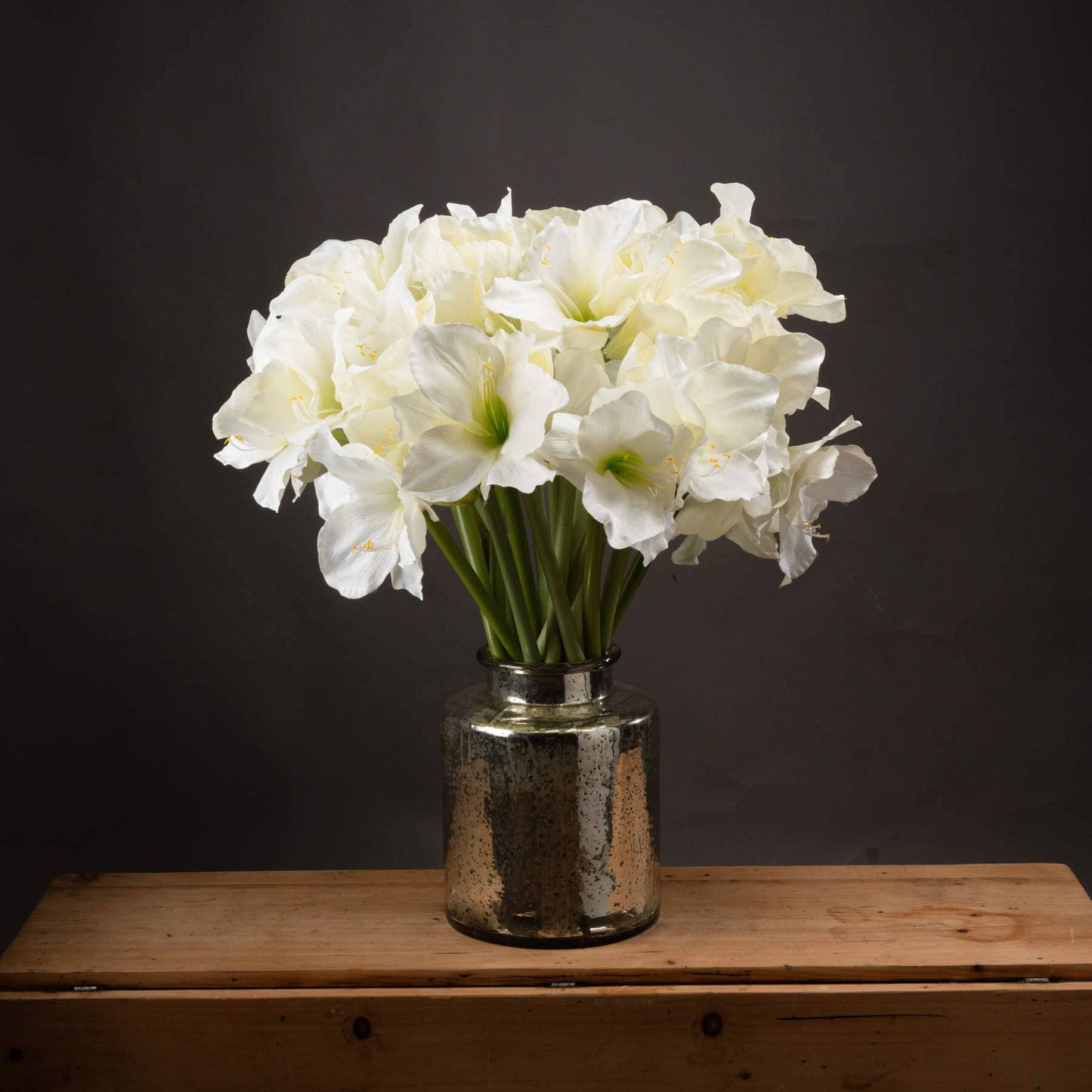 Classic White Amaryllis Flower Hill Interiors 