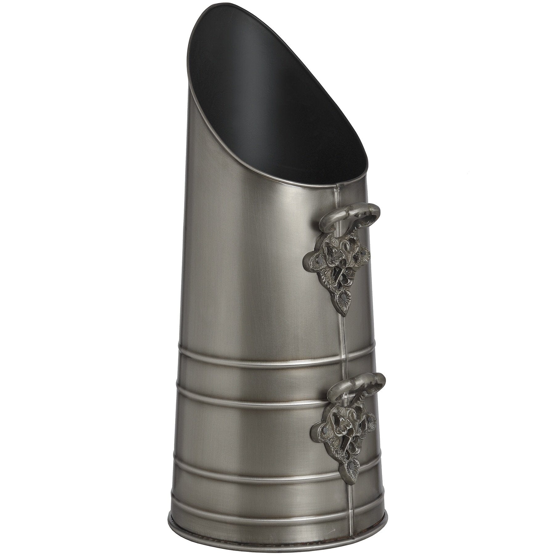 Coal Scuttle In Antique Pewter Finish Hill Interiors 