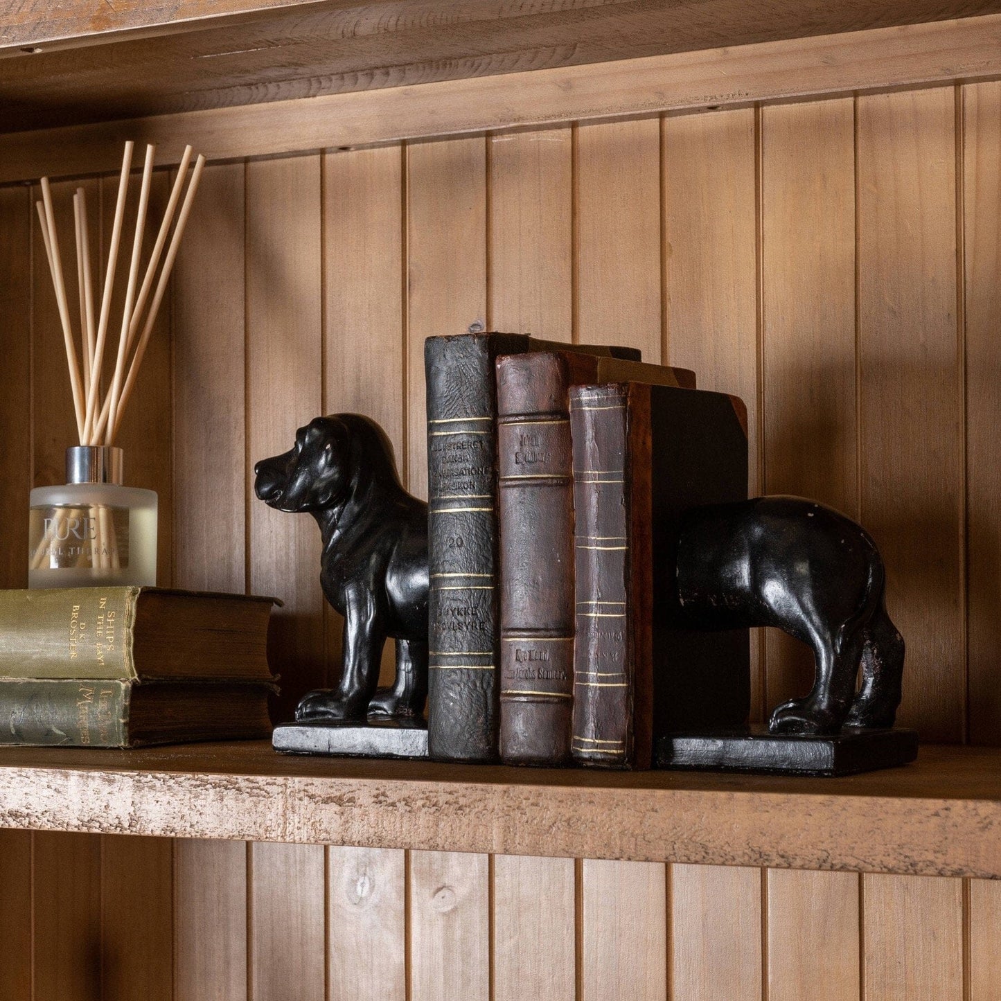Dog Book Ends Hill Interiors 