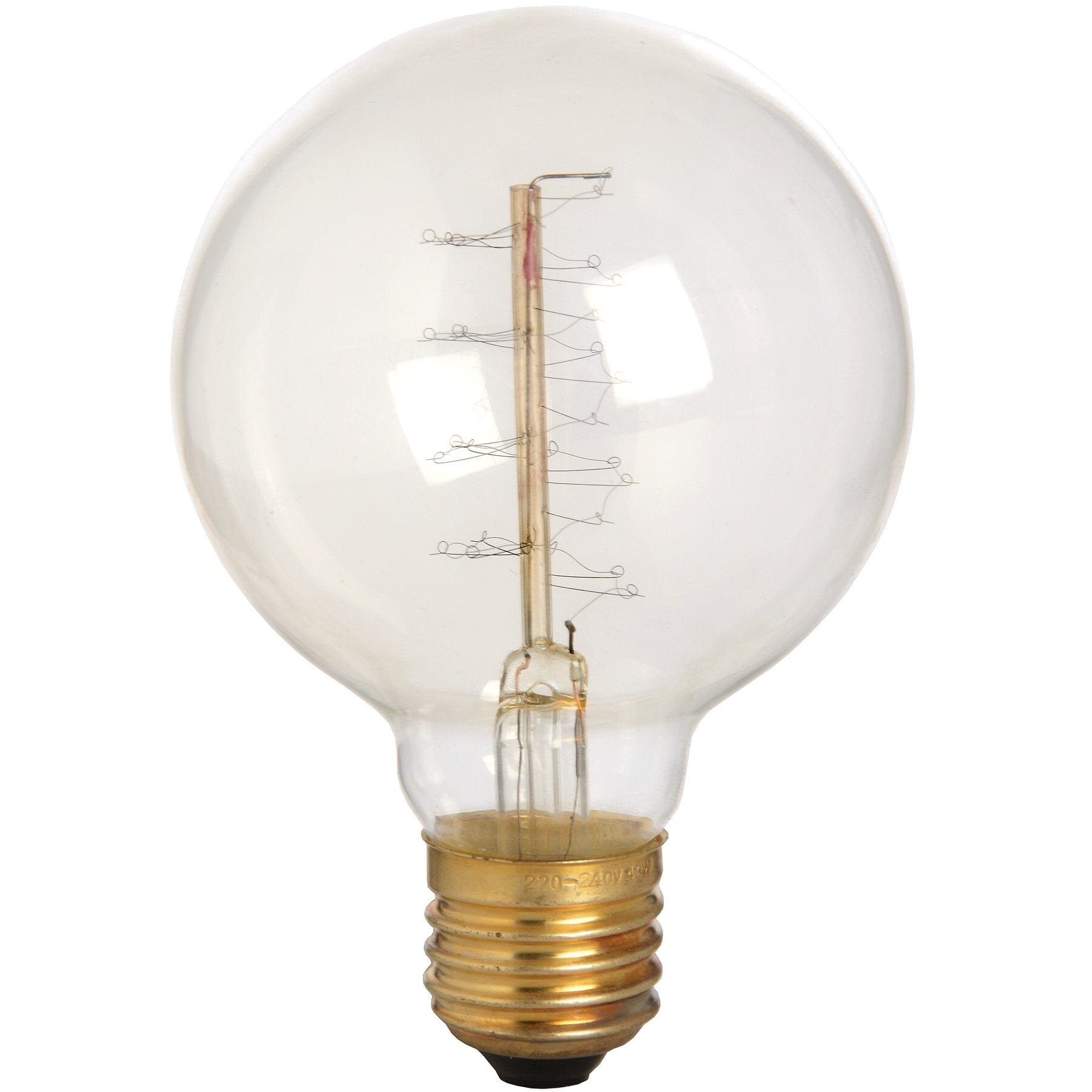 Edison Filament Round Globe Bulb Hill Interiors 