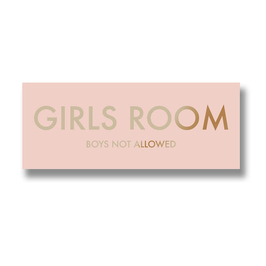 Girls Room Metallic Detail Plaque Hill Interiors 