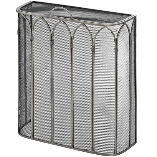 Gothic Antique Pewter Firescreen Hill Interiors 