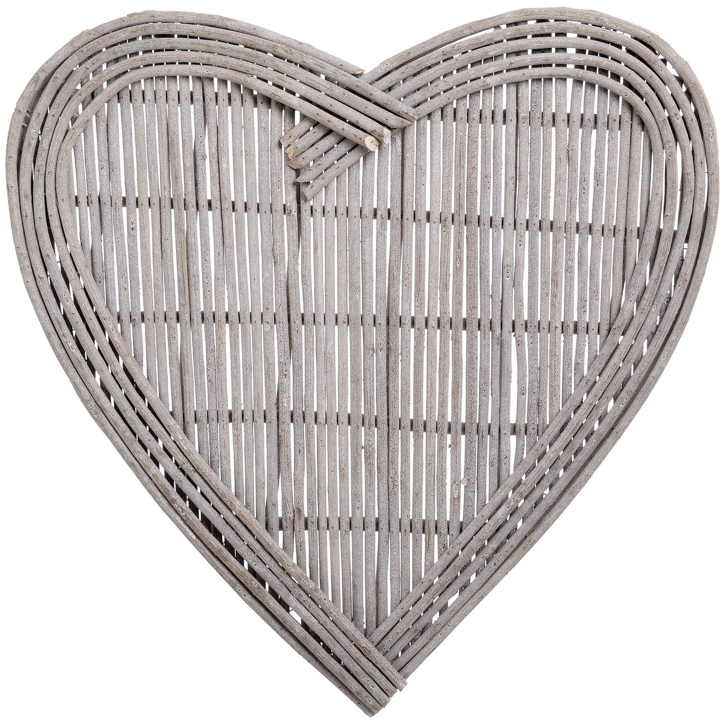 Medium Heart Wicker Wall Art Hill Interiors 