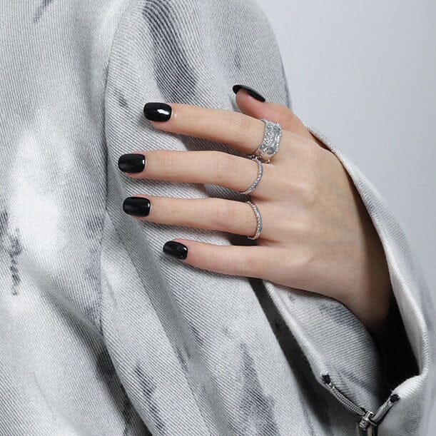 New Beads Wave 925 Sterling Silver Adjustable Ring Silverbene 