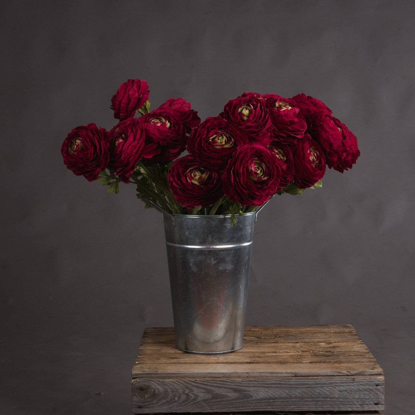 Red Ranunculus Spray Hill Interiors 