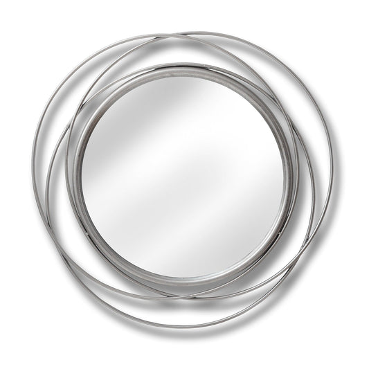 Silver Circled Wall Art Mirror Hill Interiors 