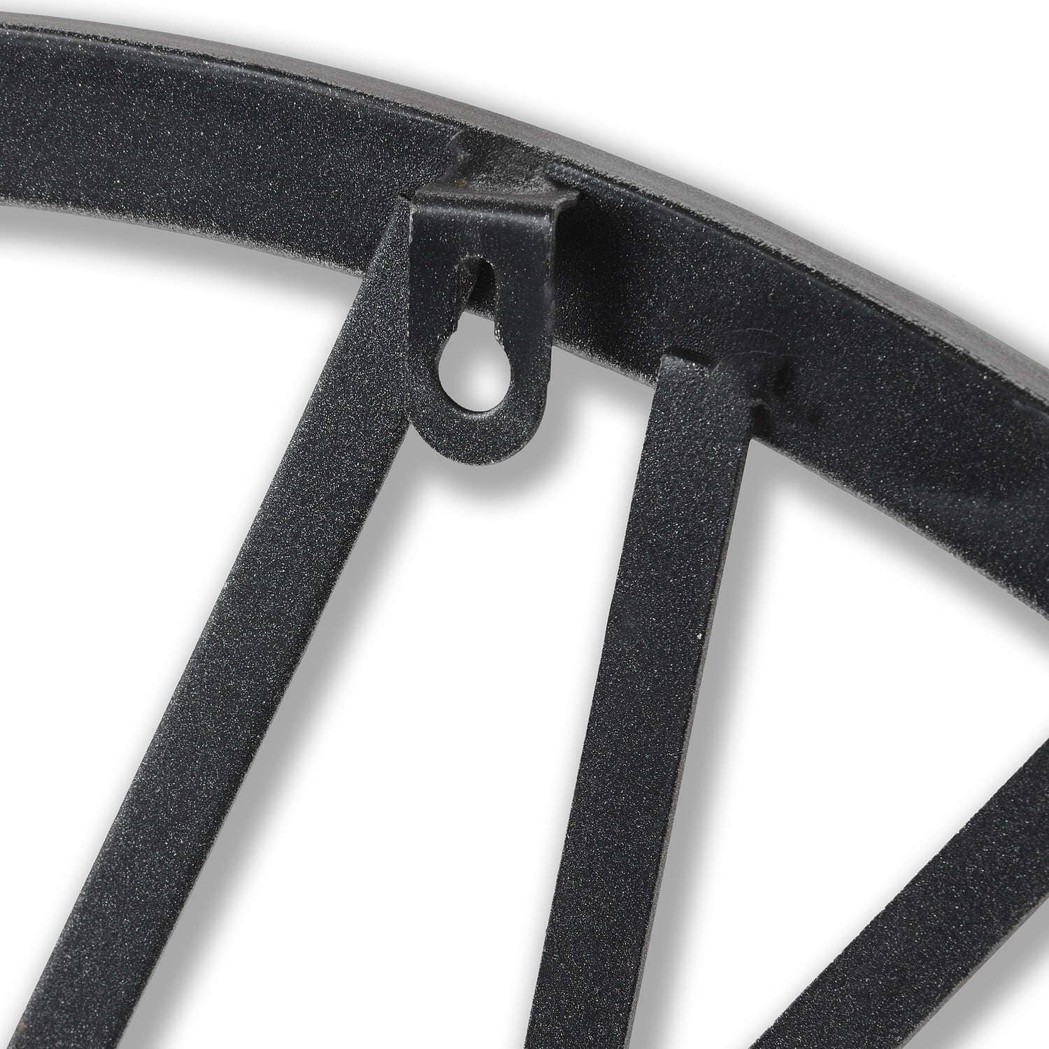 Silver Heart Skeleton Wall Clock Hill Interiors 