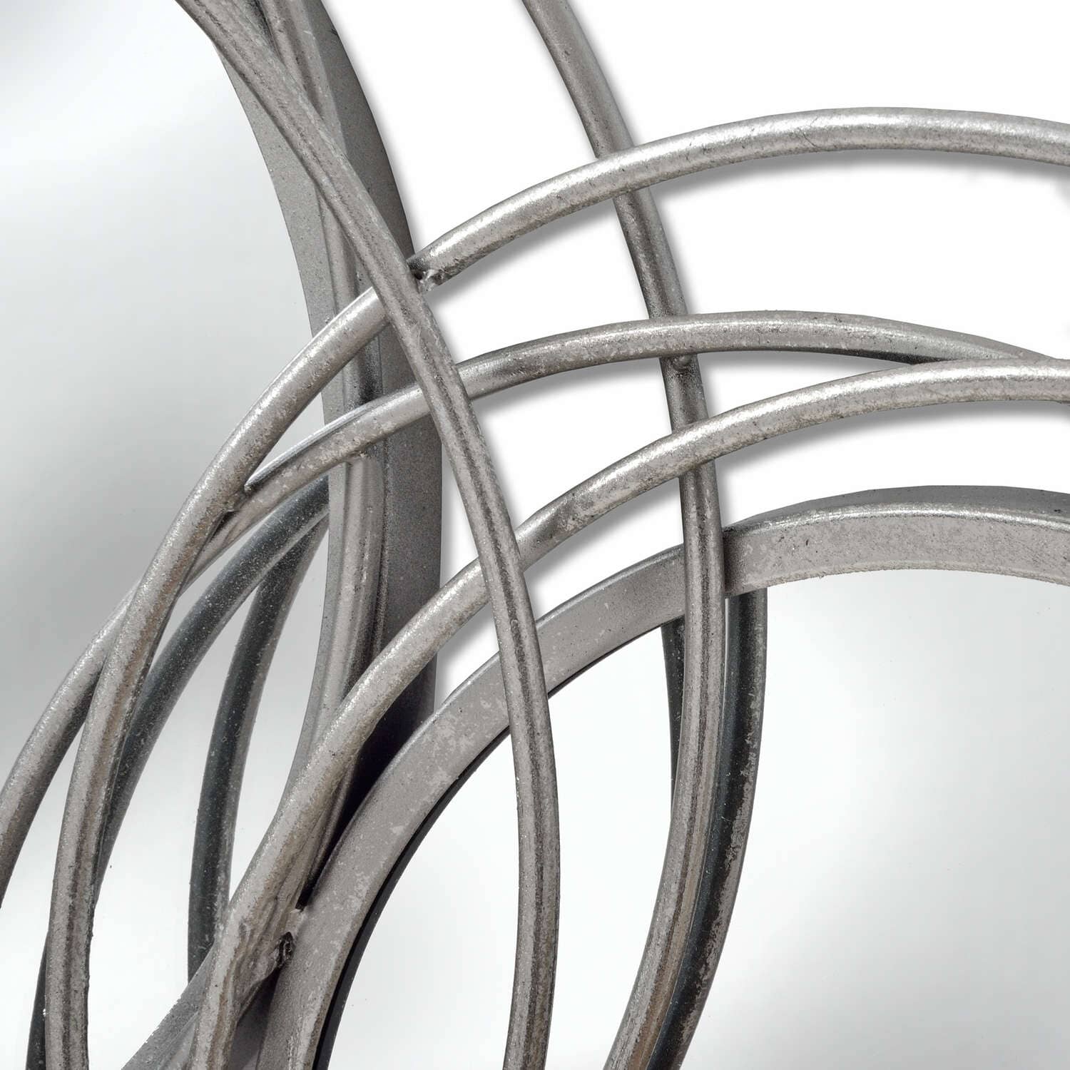 Silver Trio Multi Circled Wall Art Mirror Hill Interiors 