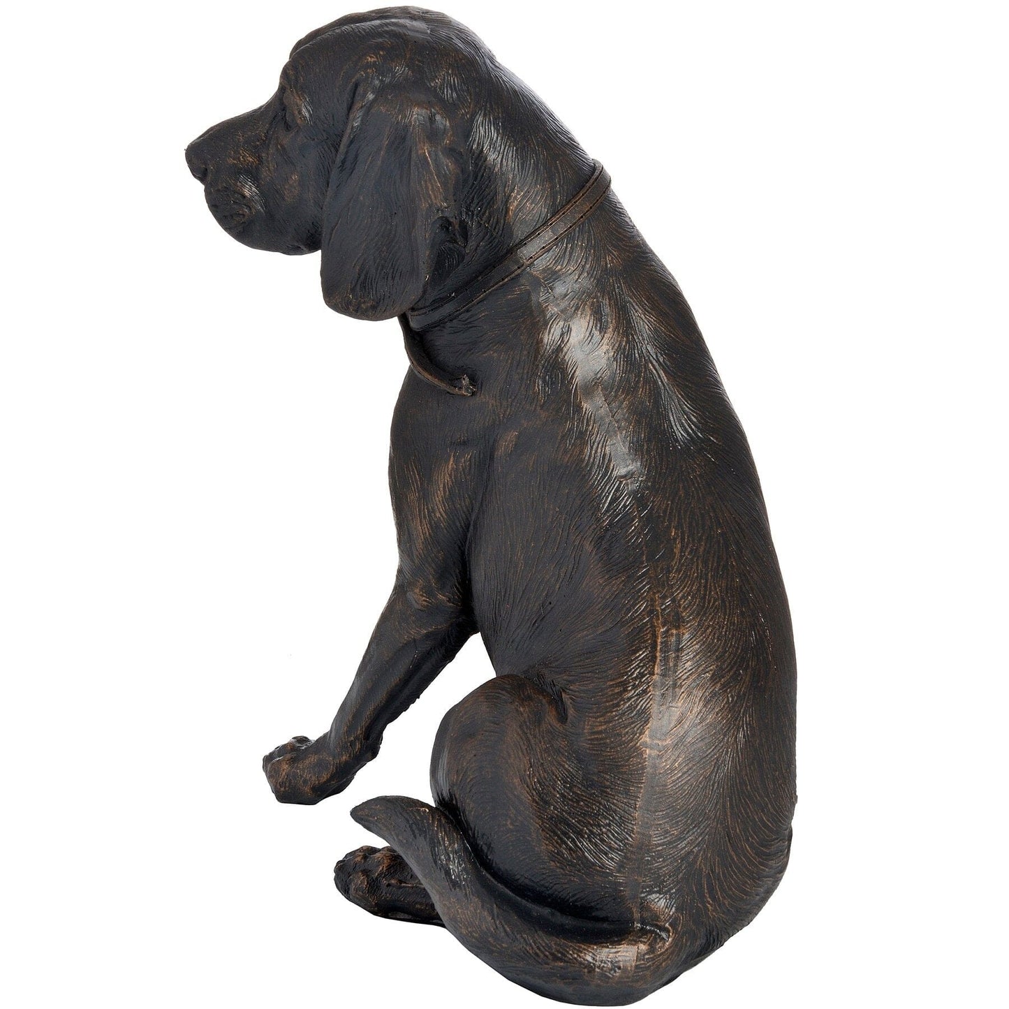 Sitting Spaniel In Antique Bronze Hill Interiors 