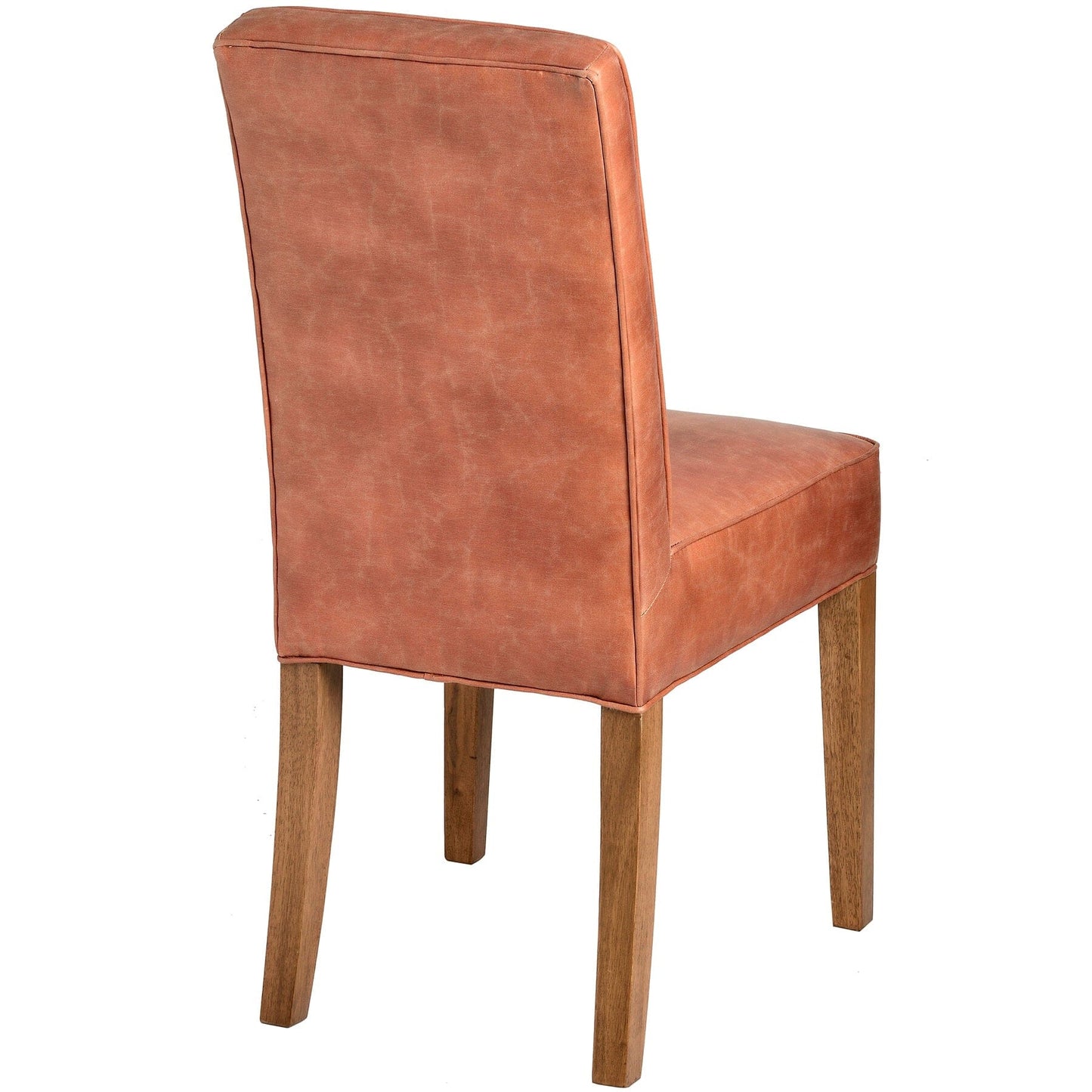 Tan Faux Leather Dining Chair Hill Interiors 