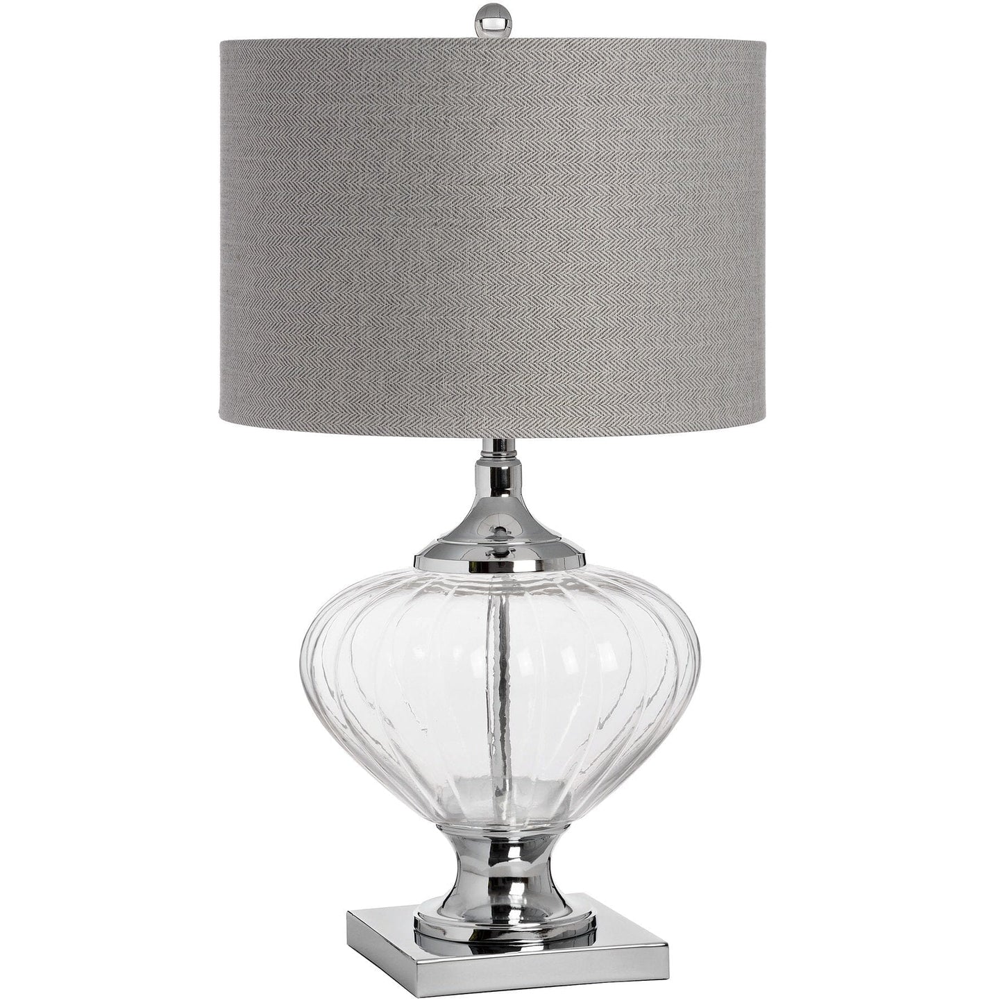 Verona Glass Table Lamp Hill Interiors 