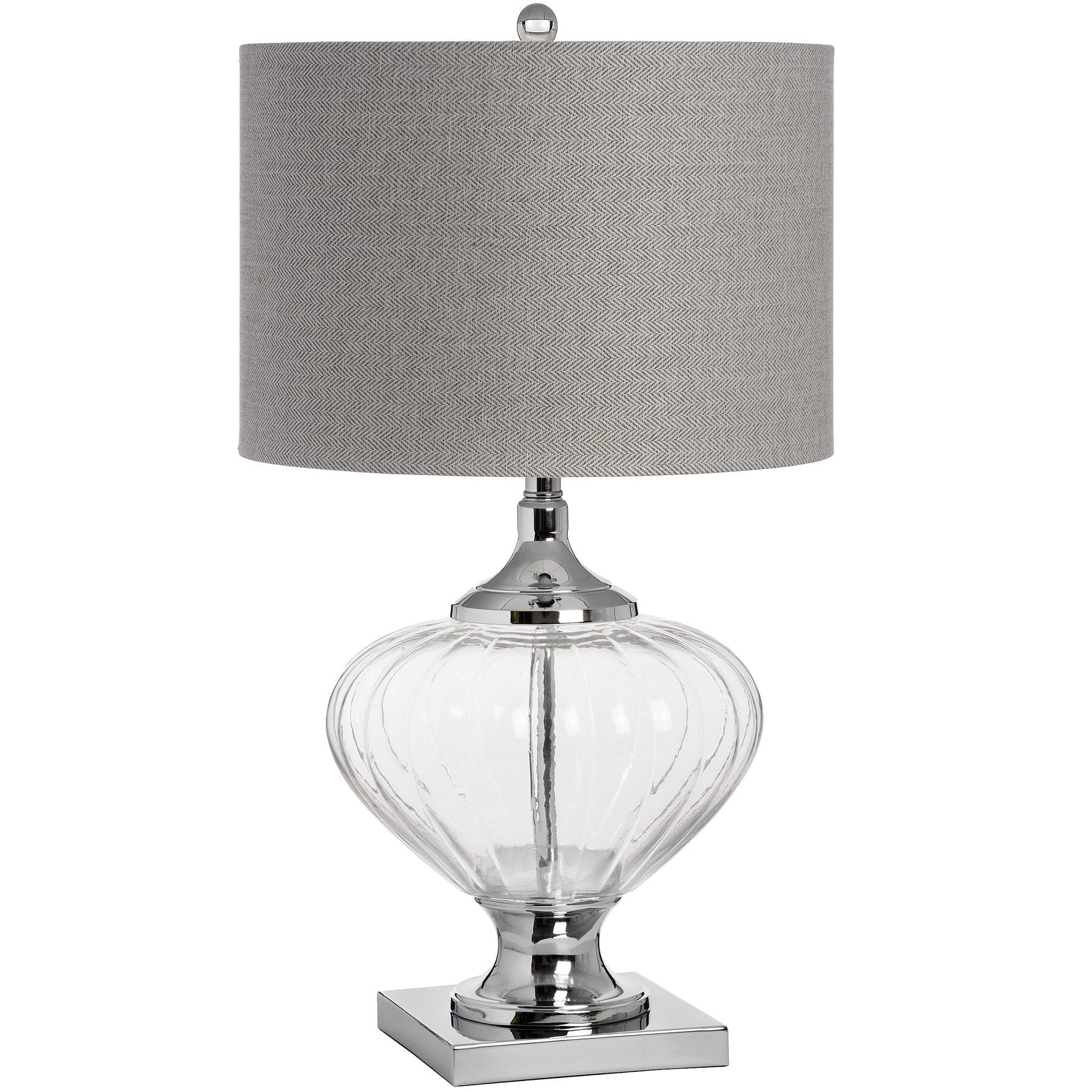 Verona Glass Table Lamp Hill Interiors 