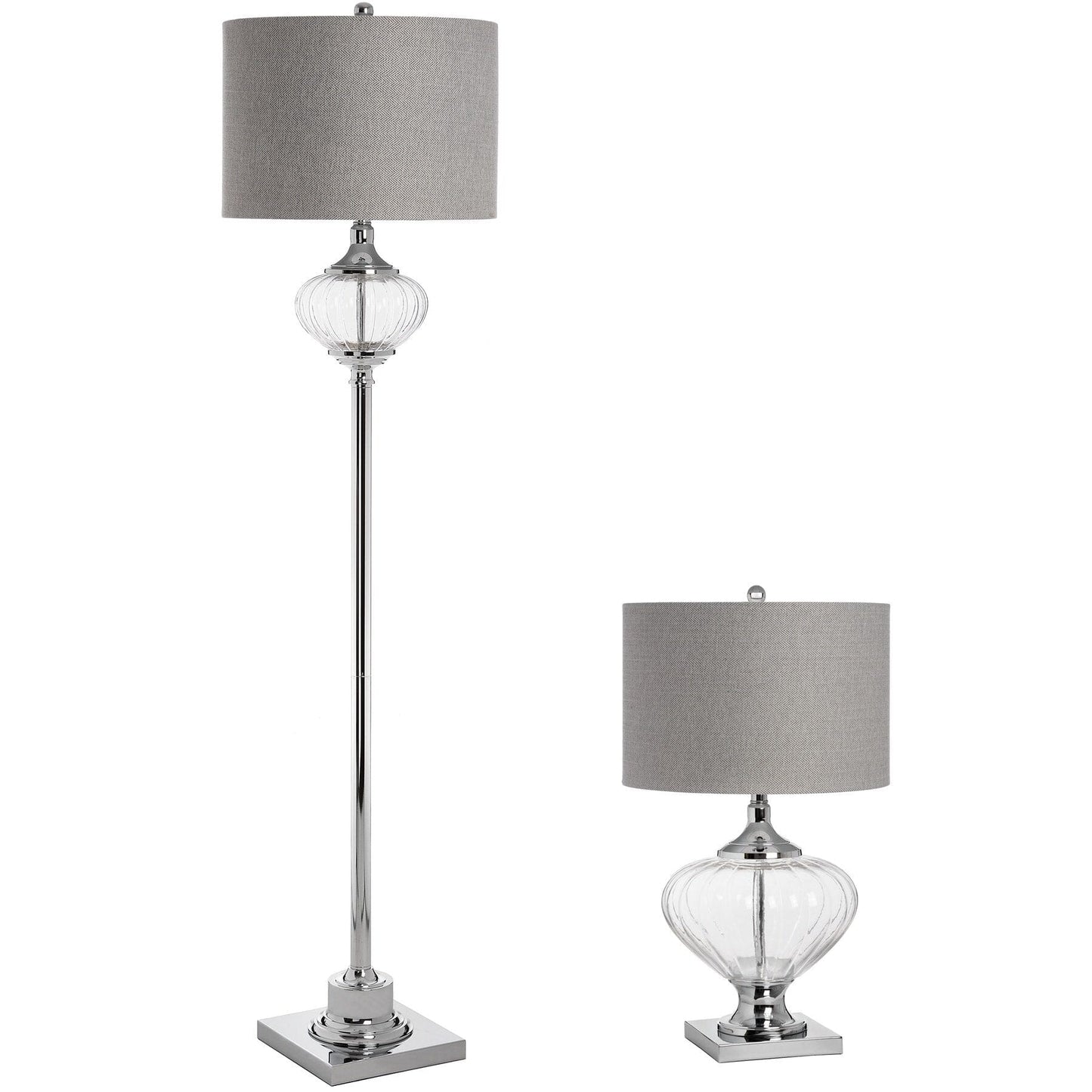 Verona Glass Table Lamp Hill Interiors 