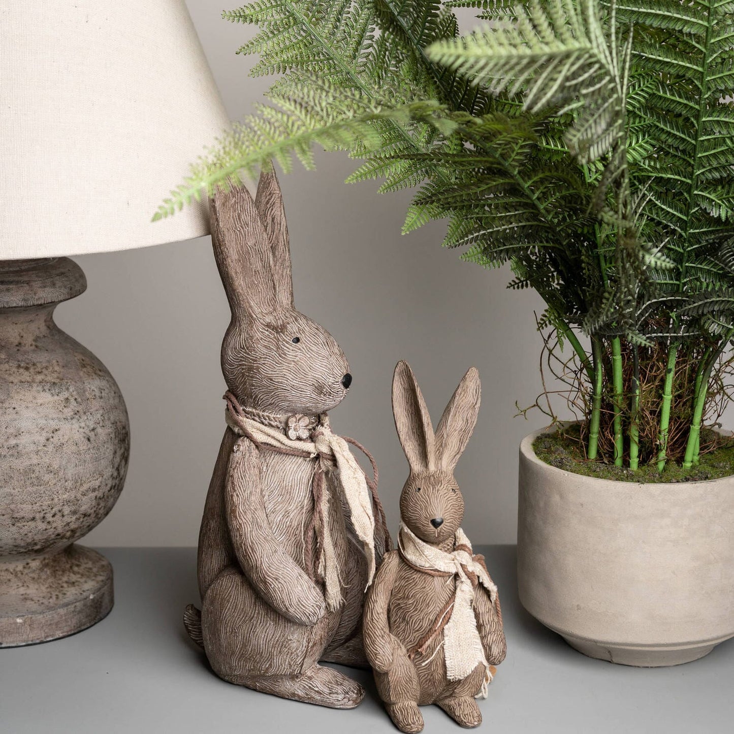 Winter Bunny Rabbit - Large Hill Interiors 